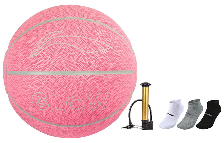 LINING Баскетбольный мяч badfive pu розовый размер 7 светящийся в темноте unisex
LINING Баскетбольный мяч badfive pu розовый размер 7 светящийся в темноте unisex