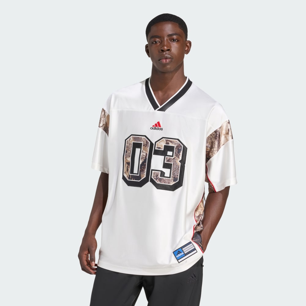 Джерси Adidas Originals Camo Football Jersey, цвет Core White
Джерси Adidas Originals Camo Football Jersey, цвет Core White