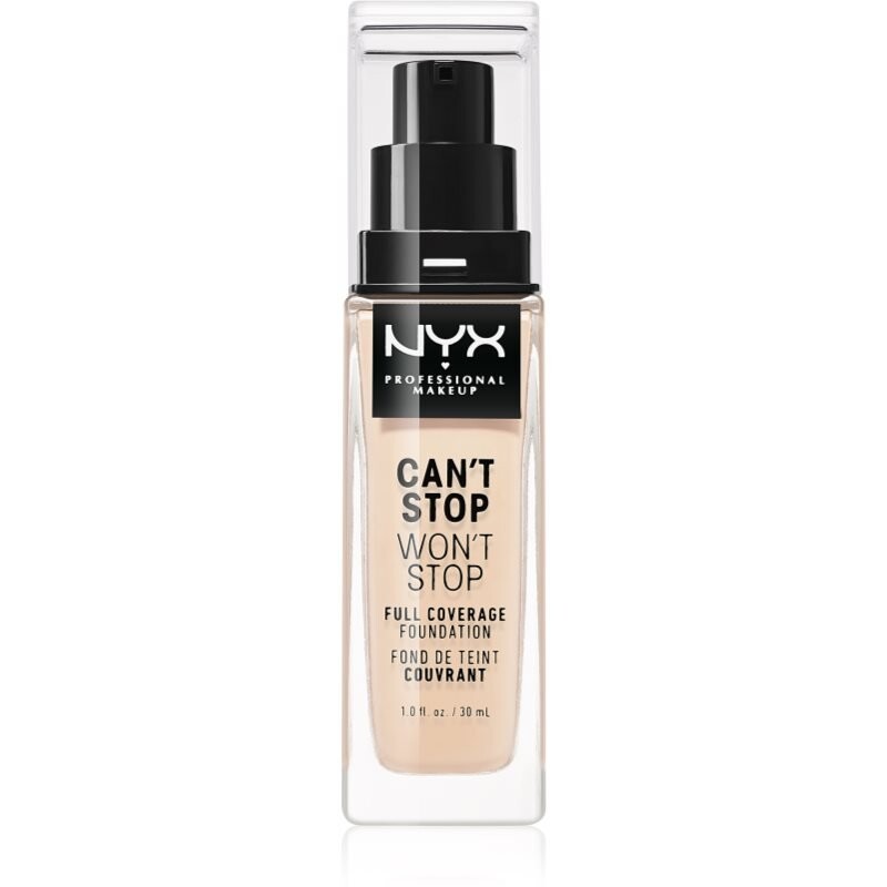 NYX Professional Makeup Can’t Stop Won’t Stop Full Coverage Foundation тональная основа с плотным покрытием оттенка 03 Porcelain, 30 мл Inna Marka
NYX Professional Makeup Can’t Stop Won’t Stop Full Coverage Foundation тональная основа с плотным покрытием оттенка 03 Porcelain, 30 мл Inna Marka