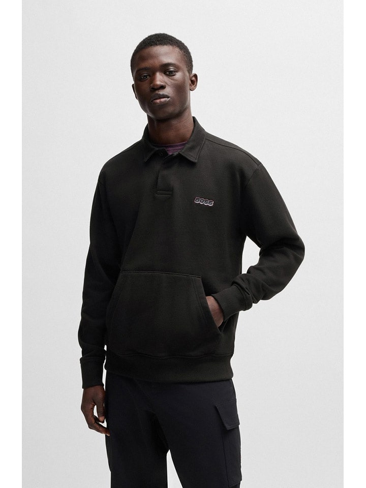 Футболка поло BOSS Orange, черный
Футболка поло BOSS Orange, черный