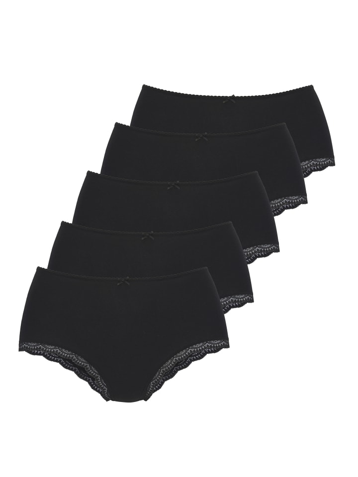 LASCANA Черные трусы с высокой талией
LASCANA Черные трусы с высокой талией