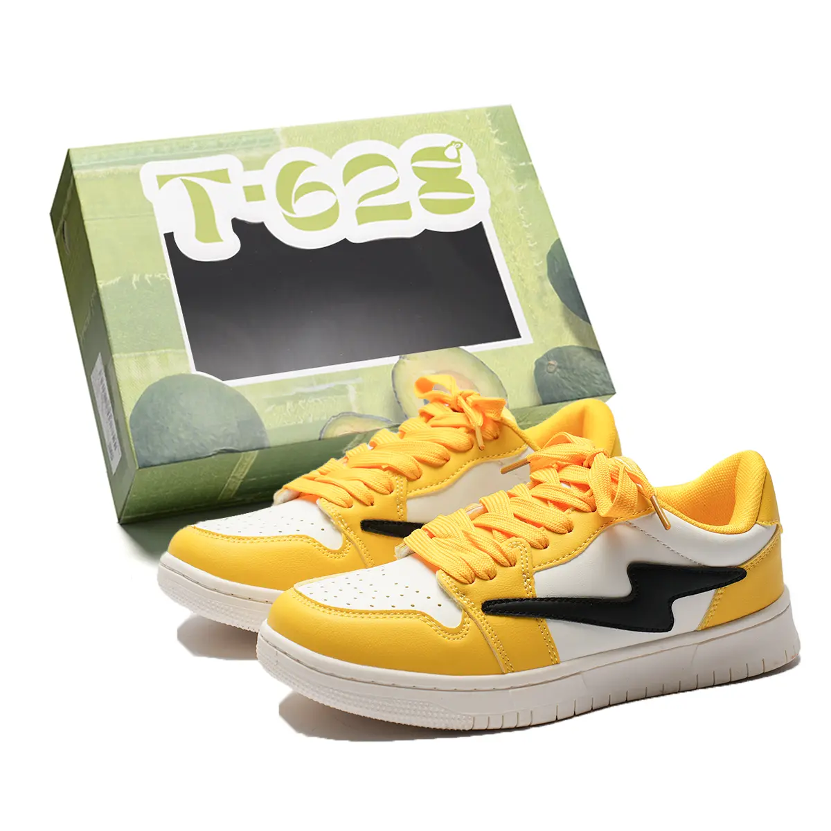 T628 Скользоустойчивые легкие дышащие низкие кеды унисекс бело-желто-черные, цвет White Yellow Black
T628 Скользоустойчивые легкие дышащие низкие кеды унисекс бело-желто-черные, цвет White Yellow Black