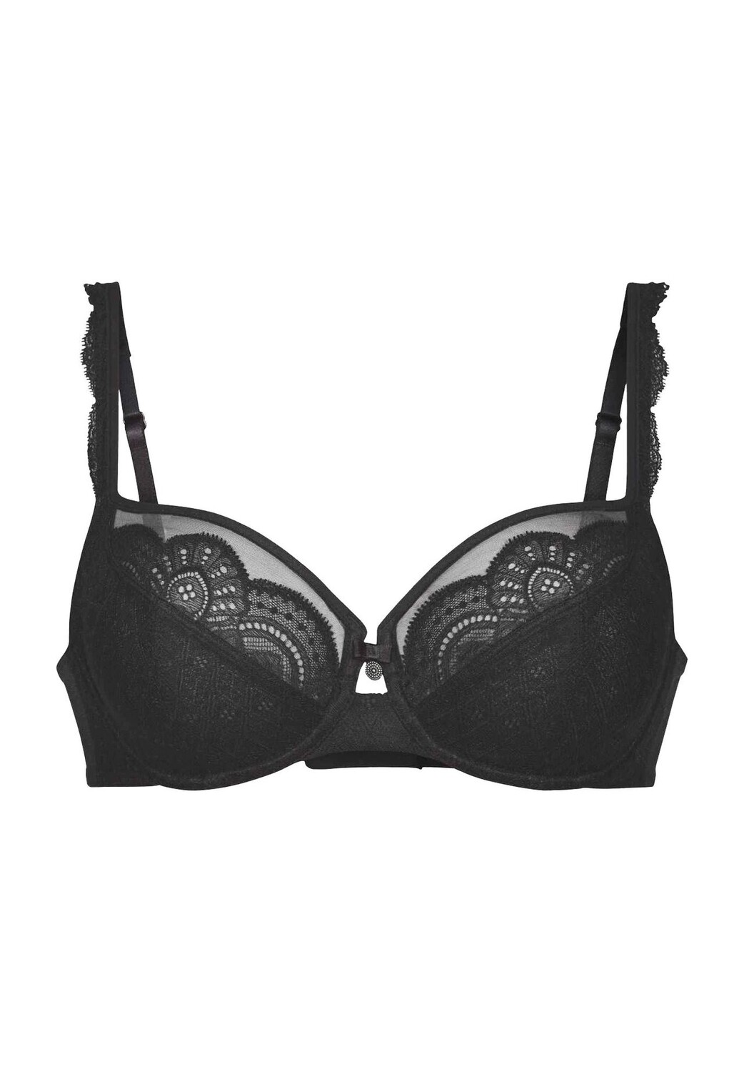 Selma Женский поддерживающий бюстгальтер на косточках с кружевными деталями ROSA FAIA, черный
Selma Женский поддерживающий бюстгальтер на косточках с кружевными деталями ROSA FAIA, черный