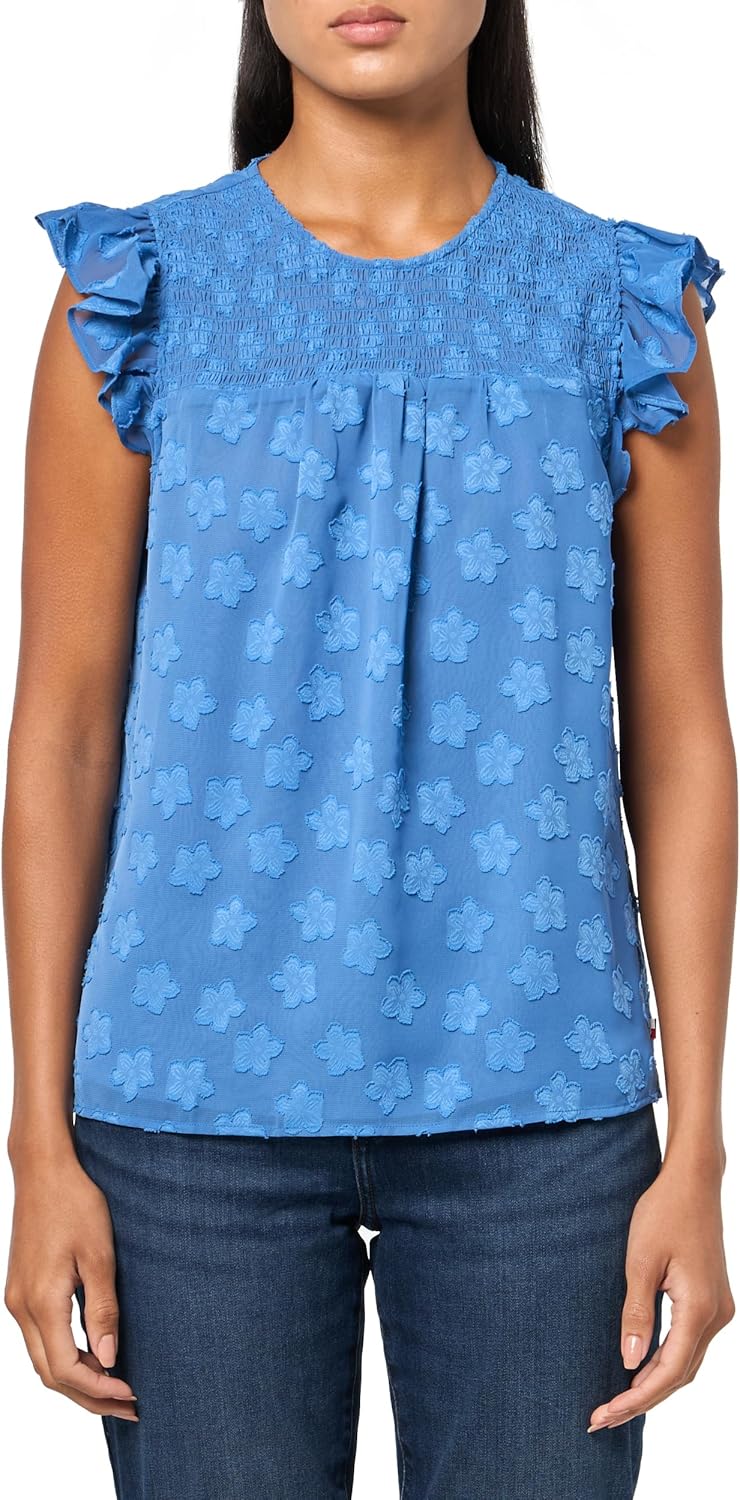 Женская блузка с коротким рукавом Tommy Hilfiger, Amsterdam Blue
Женская блузка с коротким рукавом Tommy Hilfiger, Amsterdam Blue