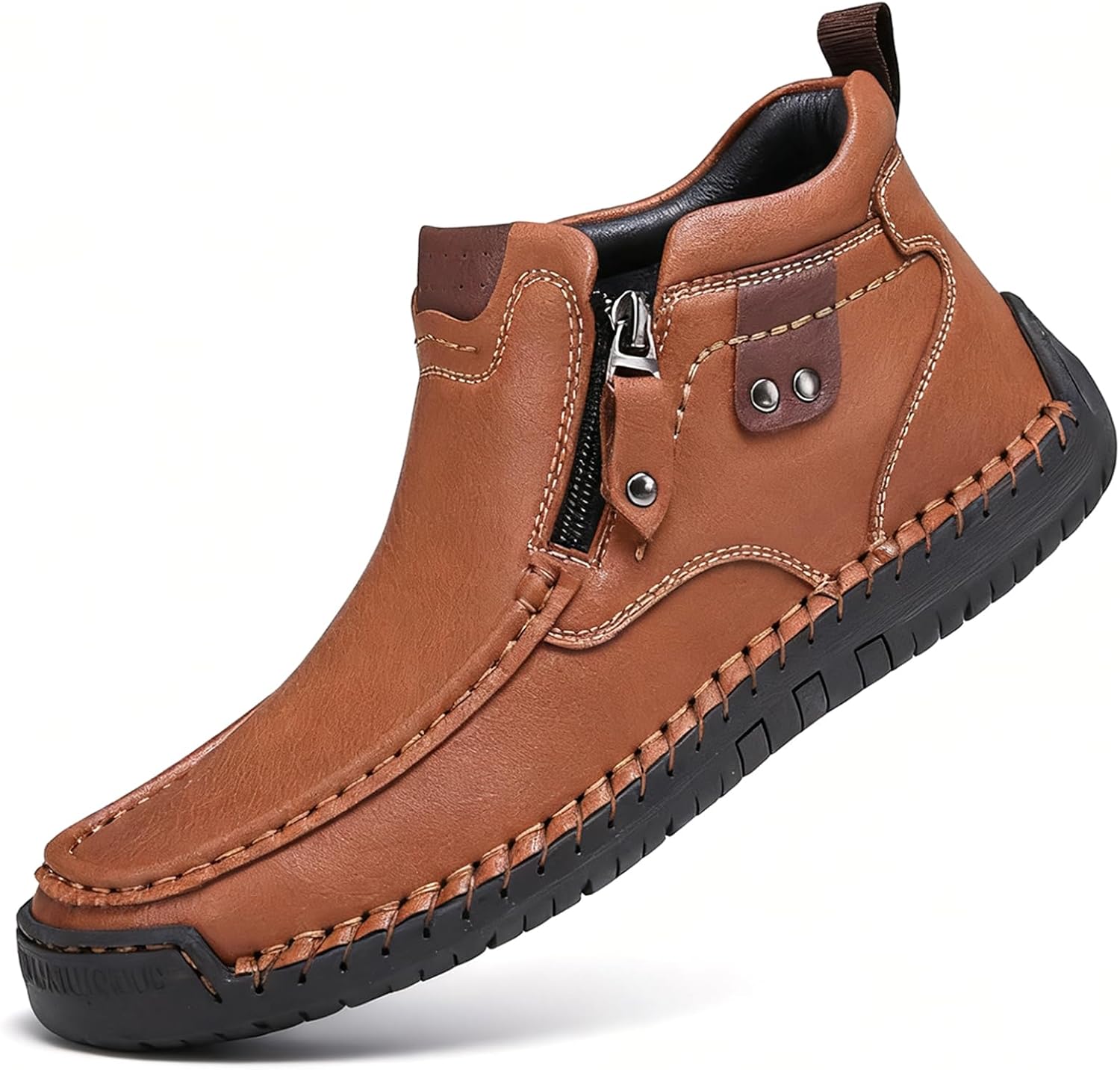 Мужские кожаные лоферы на высокой подошве с боковой молнией, ручная работа, повседневные, с круглым носком, противоскользящие, для делового стиля, чаcелси, для путешествий, активного отдыха и прогулок Bangteuo, желтый
Мужские кожаные лоферы на высокой подошве с боковой молнией, ручная работа, повседневные, с круглым носком, противоскользящие, для делового стиля, чаcелси, для путешествий, активного отдыха и прогулок Bangteuo, желтый