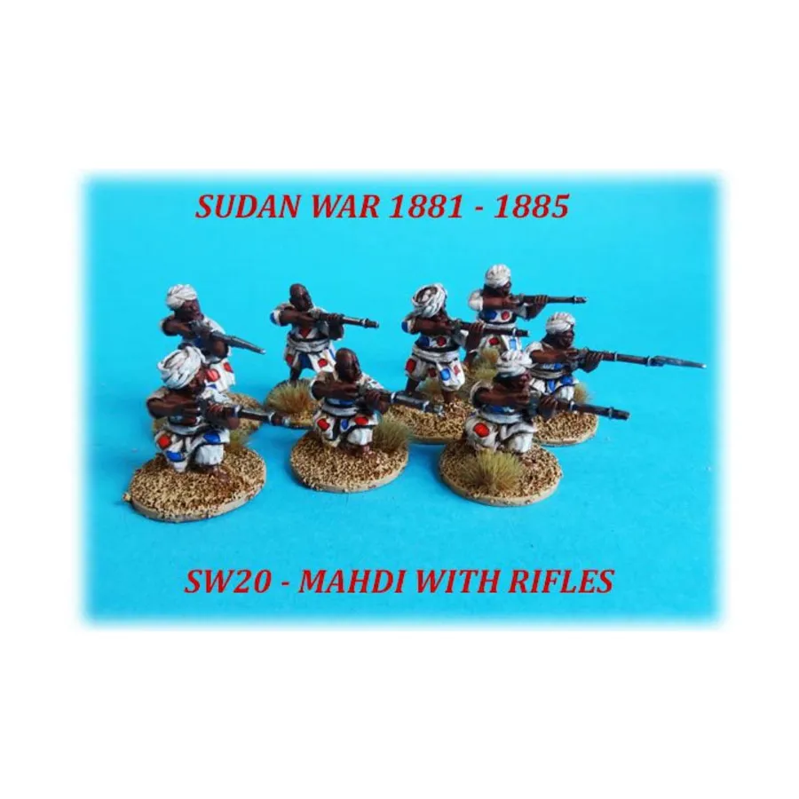 Махди с винтовками, Sudan War 1881-1885 (28mm)
Махди с винтовками, Sudan War 1881-1885 (28mm)