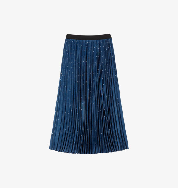Юбка миди в складку, украшенная заклепками Maje, синий
Юбка миди в складку, украшенная заклепками Maje, синий