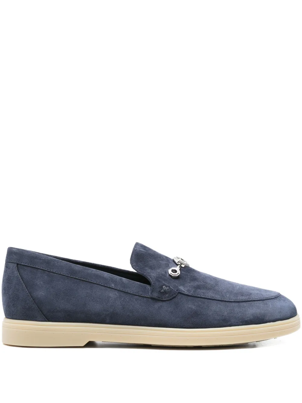 Лоферы с цепочками Stefano Ricci, синий 
Лоферы с цепочками Stefano Ricci, синий