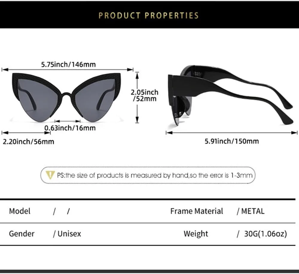 Женские солнцезащитные очки «Кошачий глаз» в форме треугольника, персонализированные, модные, для уличной фотографии, с защитой от УФ-излучения UV400 MTZJH, Green
Женские солнцезащитные очки «Кошачий глаз» в форме треугольника, персонализированные, модные, для уличной фотографии, с защитой от УФ-излучения UV400 MTZJH, Green