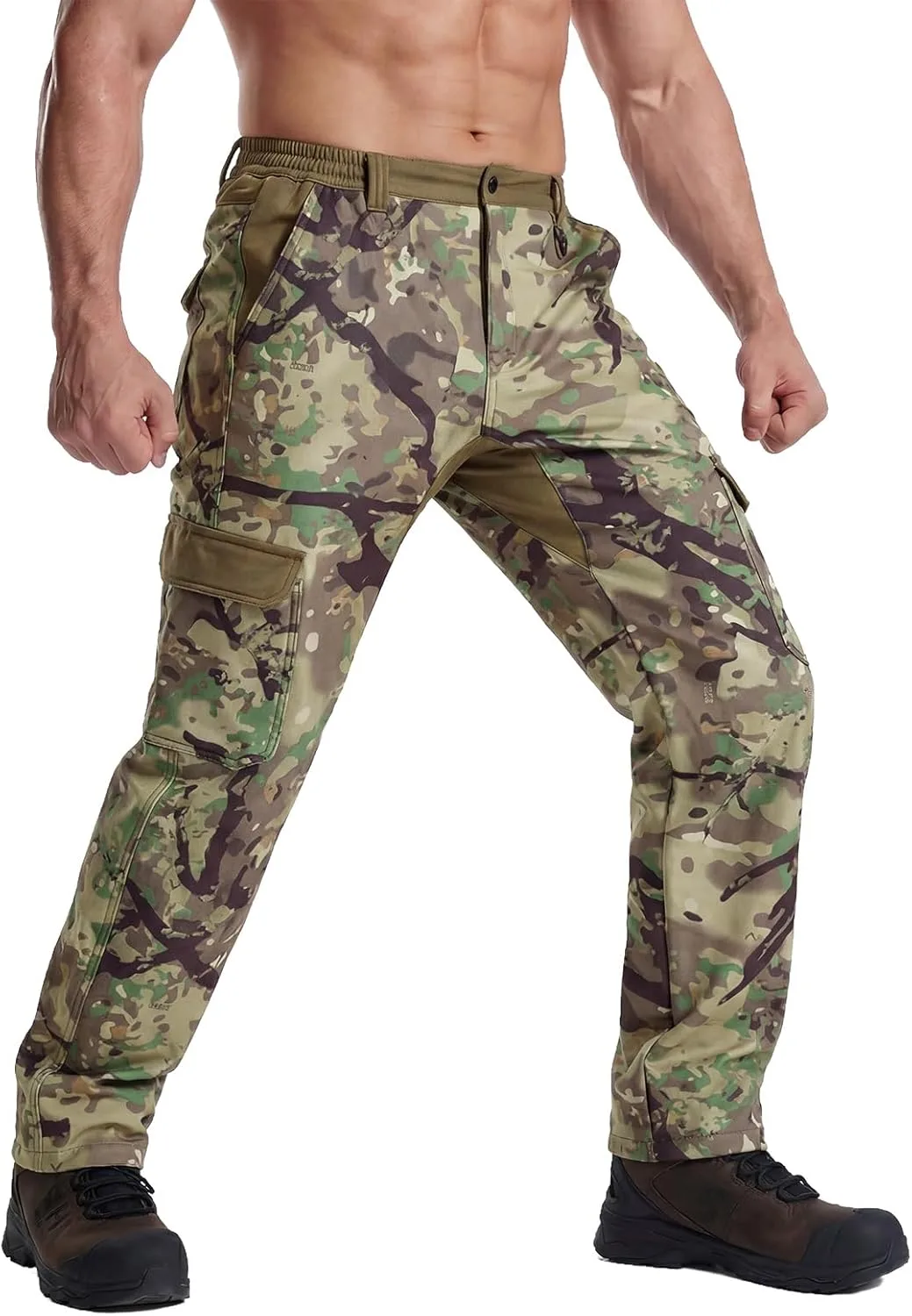 Мужские тактические штаны Loogu с флисовой подкладкой, камуфляж, ветрозащитные
Мужские тактические штаны Loogu с флисовой подкладкой, камуфляж, ветрозащитные