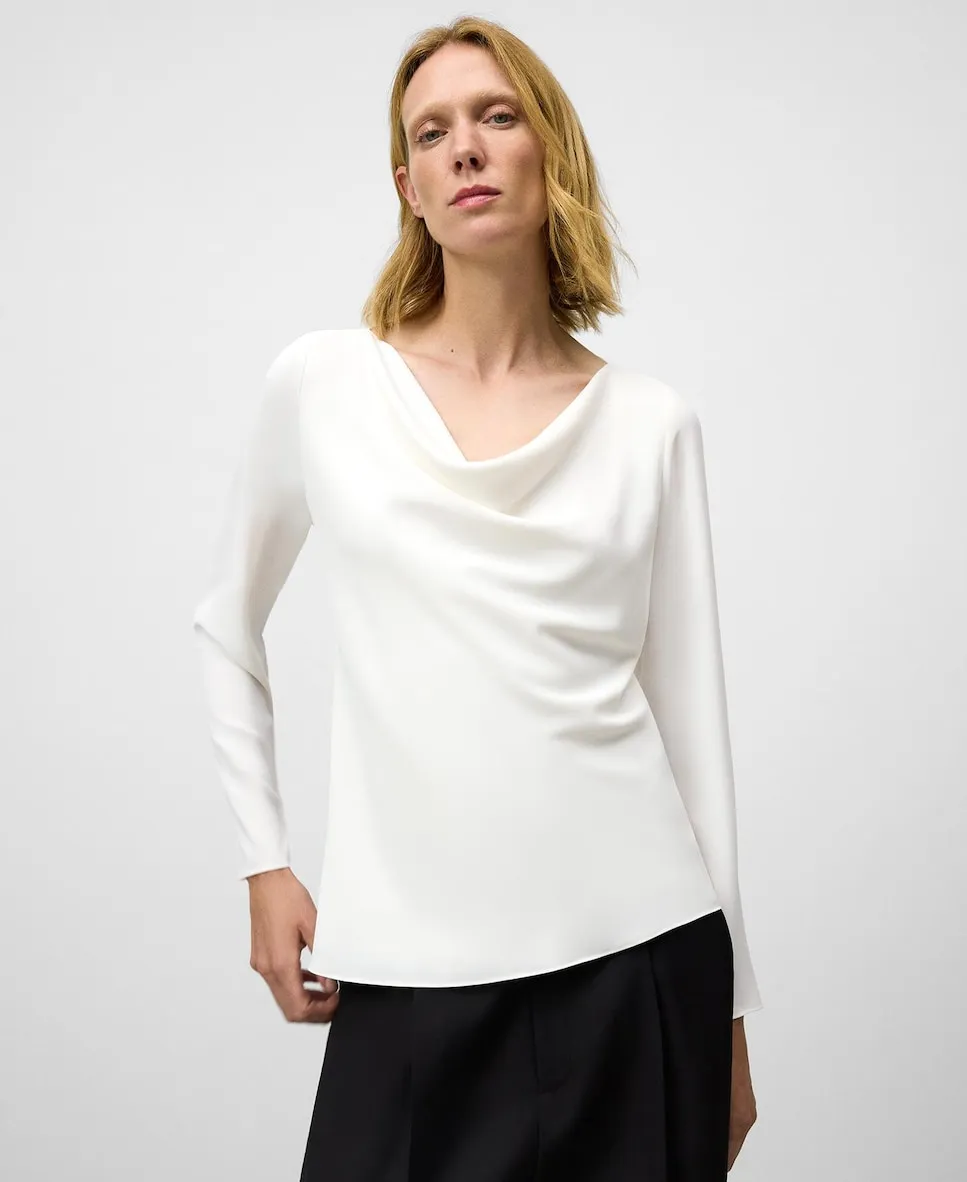 Женский топ с драпированным воротником Adolfo Dominguez, пастельно-розовый
Женский топ с драпированным воротником Adolfo Dominguez, пастельно-розовый