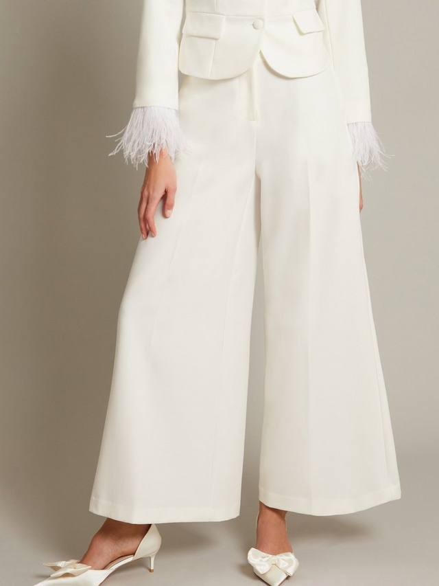 Свадебные брюки mara с широкими штанинами Monsoon, слоновая кость
Свадебные брюки mara с широкими штанинами Monsoon, слоновая кость