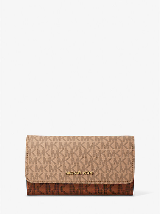 Кошелек с большим фирменным логотипом Jet set, складывающийся втрое Michael Kors, коричневый
Кошелек с большим фирменным логотипом Jet set, складывающийся втрое Michael Kors, коричневый