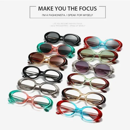 Солнцезащитные очки с градиентным овальным рисунком для женщин, винтажные солнцезащитные очки для мужчин, солнцезащитные очки UV400 для женщин MTZJH, Brown
Солнцезащитные очки с градиентным овальным рисунком для женщин, винтажные солнцезащитные очки для мужчин, солнцезащитные очки UV400 для женщин MTZJH, Brown