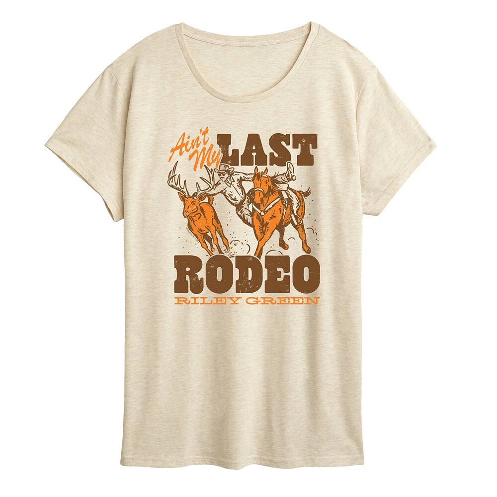 Женская футболка с рисунком Riley Green Last Rodeo Licensed Character, бежевый
Женская футболка с рисунком Riley Green Last Rodeo Licensed Character, бежевый