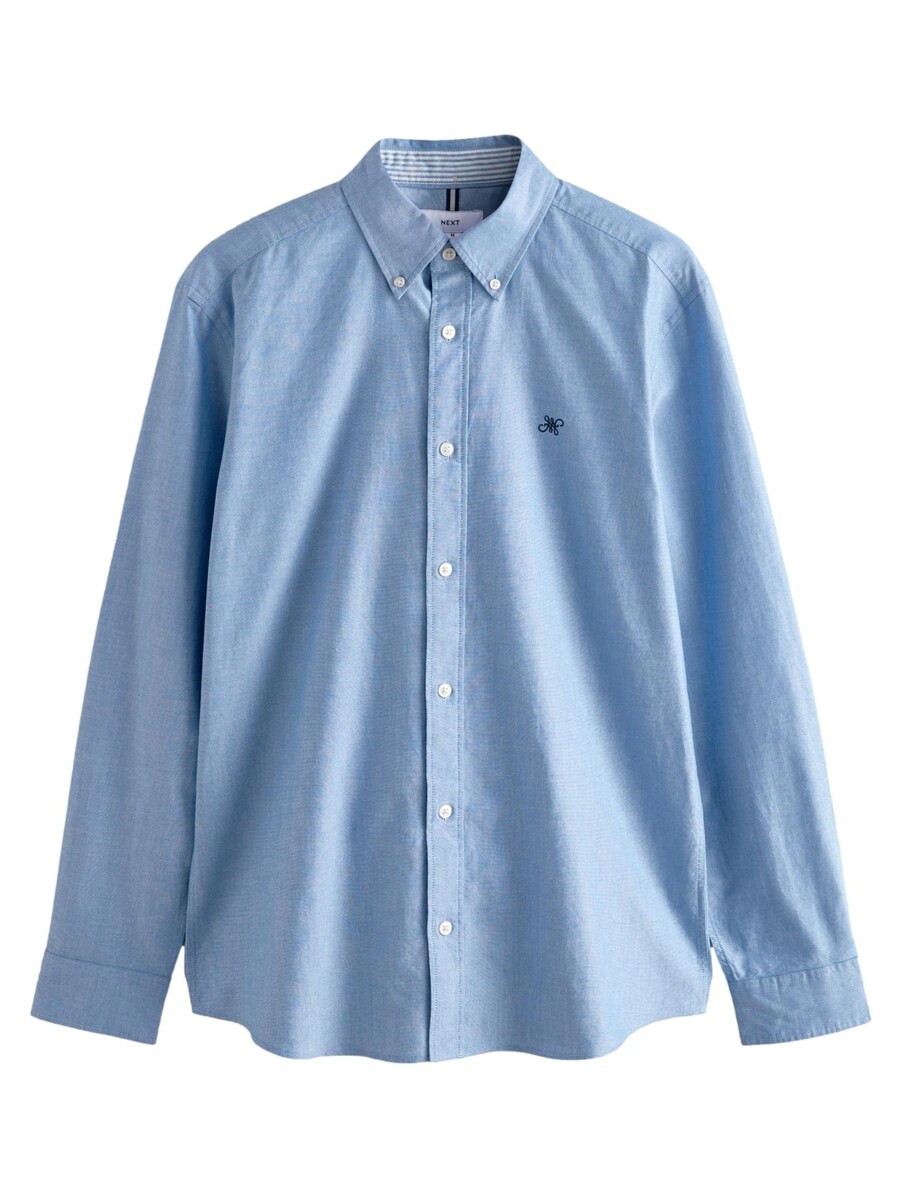 Приталенная рубашка на пуговицах Next, светло-синий
Приталенная рубашка на пуговицах Next, светло-синий