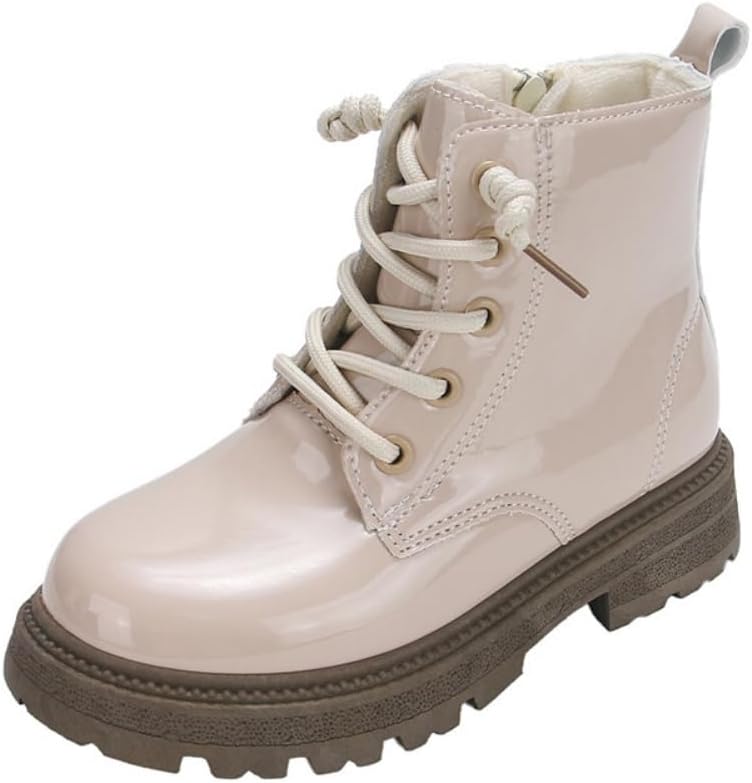 Мальчики и девочки Водонепроницаемые ботинки на шнуровке до щиколотки Зимние уличные с боковой молнией Модные снегоступы для малышей/детей JGKDTX, Beige
Мальчики и девочки Водонепроницаемые ботинки на шнуровке до щиколотки Зимние уличные с боковой молнией Модные снегоступы для малышей/детей JGKDTX, Beige