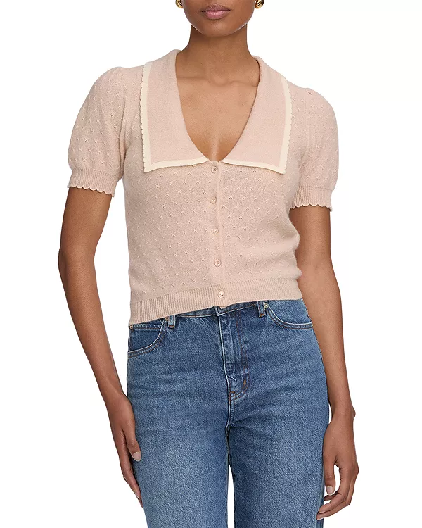 Кашемировый матросский свитер Frame, розовый
Кашемировый матросский свитер Frame, розовый