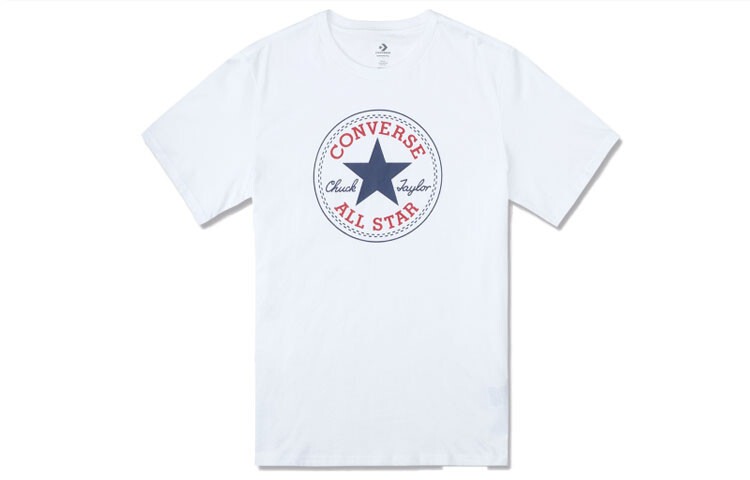 Футболка унисекс белая Converse, белый 
Футболка унисекс белая Converse, белый