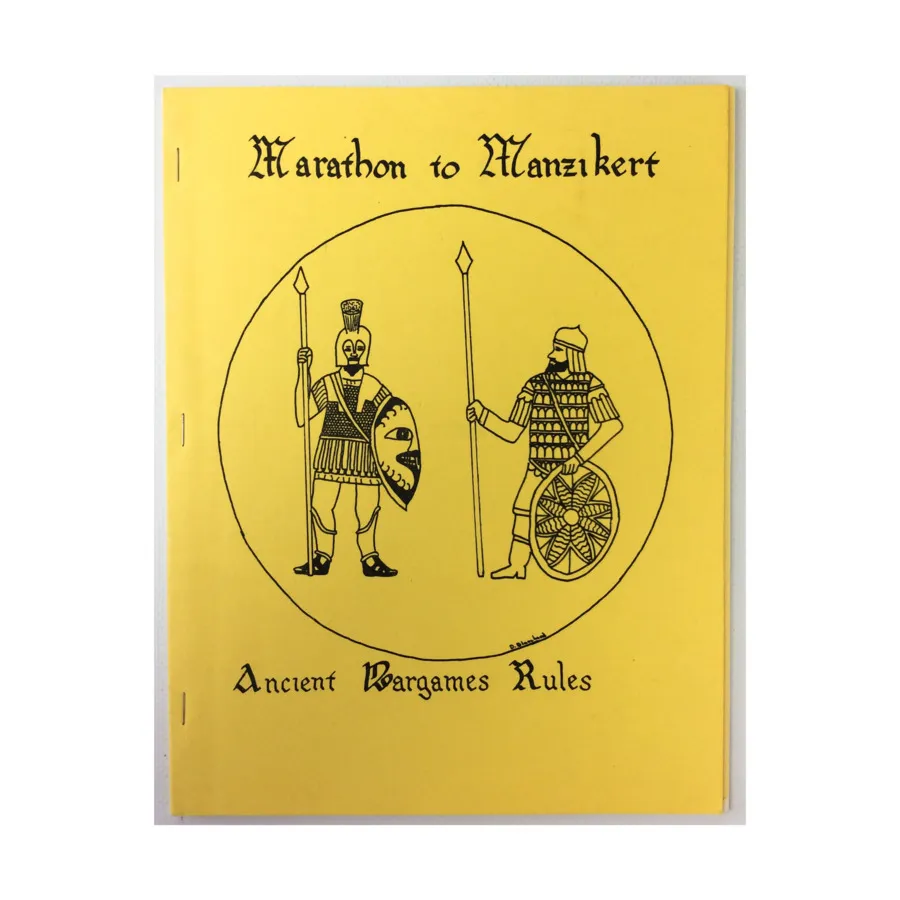 Марафон до Манцикерта – правила древних военных игр, Historical Miniatures Rules (Canadian Wargamer)
Марафон до Манцикерта – правила древних военных игр, Historical Miniatures Rules (Canadian Wargamer)