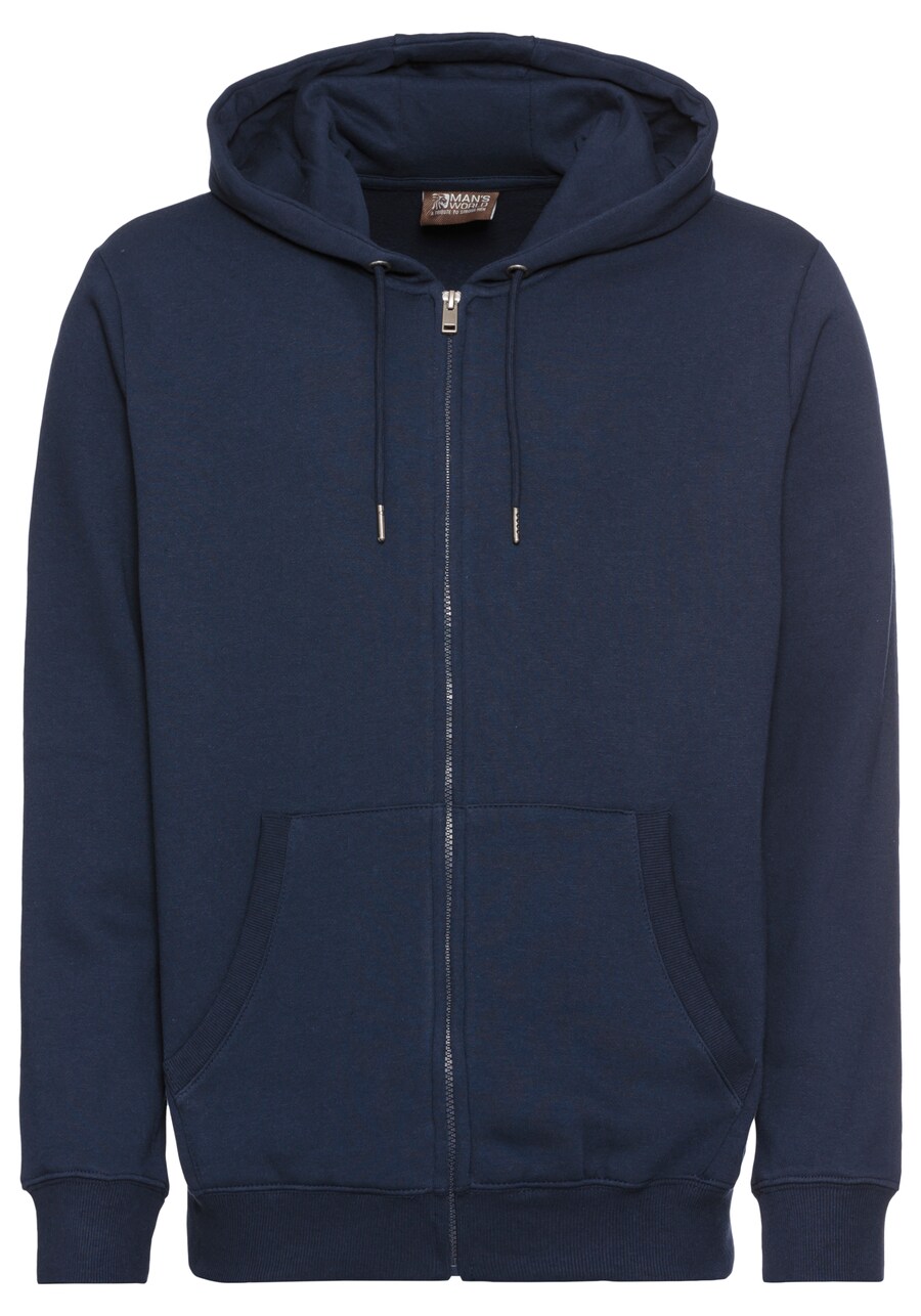 Толстовка с капюшоном на молнии Man's World, темно-синий
Толстовка с капюшоном на молнии Man's World, темно-синий