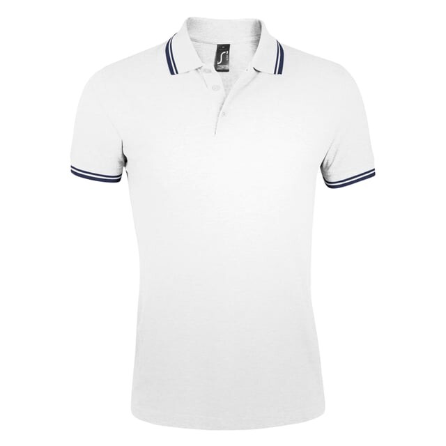 Мужская рубашка-поло из пике с короткими рукавами и тренировочным краем Sols, белый
Мужская рубашка-поло из пике с короткими рукавами и тренировочным краем Sols, белый
