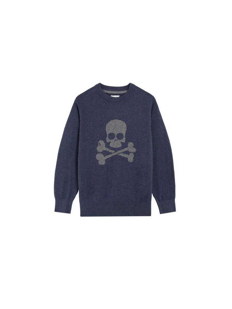 Свитер Scalpers Skull Intarsia, marine blue
Свитер Scalpers Skull Intarsia, marine blue