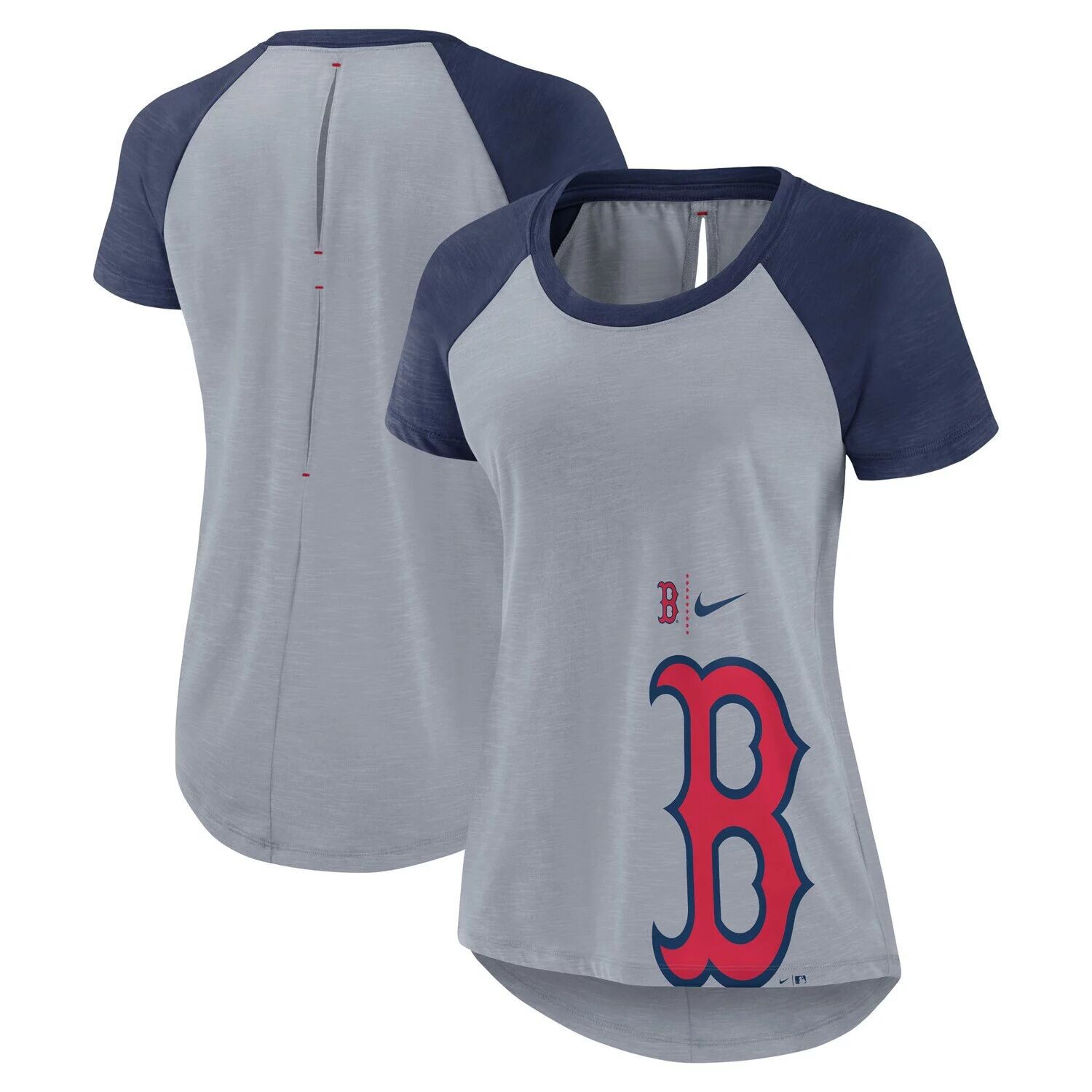 Женская модная футболка Nike Heather Grey Boston Red Sox Summer Breeze Raglan Nike
Женская модная футболка Nike Heather Grey Boston Red Sox Summer Breeze Raglan Nike