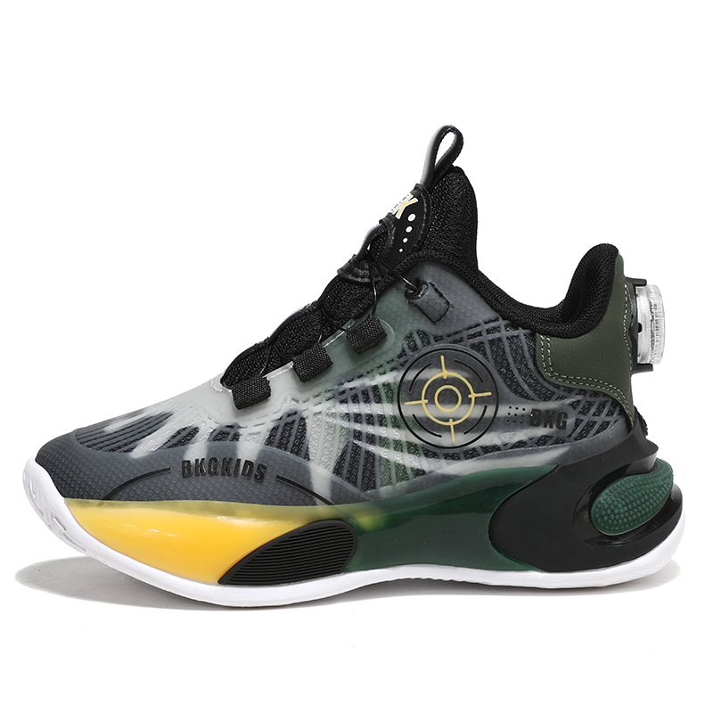 Нескользящие амортизирующие износостойкие баскетбольные кроссовки с отскоком для детей подростков BKG, черный
Нескользящие амортизирующие износостойкие баскетбольные кроссовки с отскоком для детей подростков BKG, черный