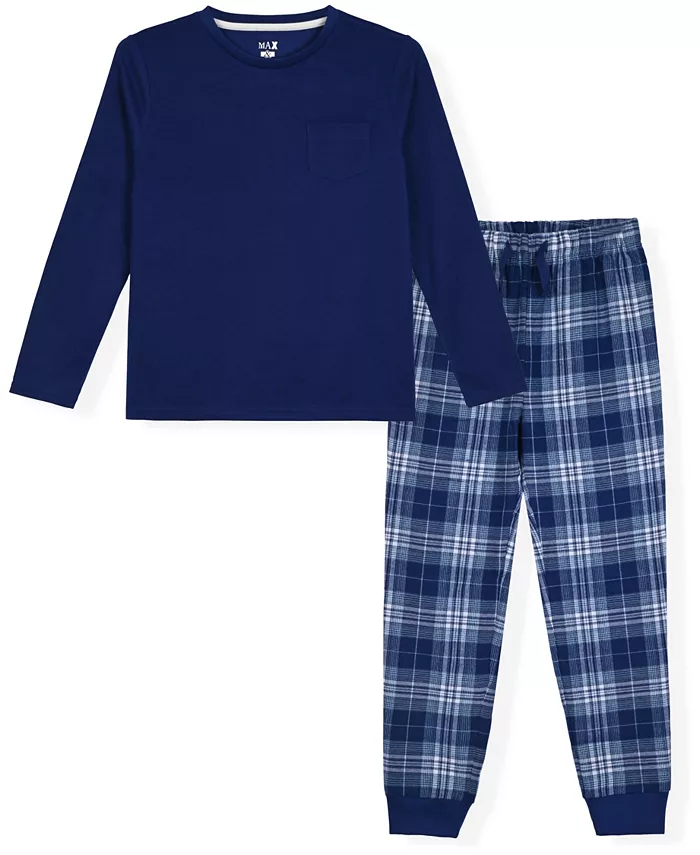 Мальчики 6-18 лет комплект из 2 предметов однотонный топ и брюки-джоггеры в клетку Max & Olivia, синий
Мальчики 6-18 лет комплект из 2 предметов однотонный топ и брюки-джоггеры в клетку Max & Olivia, синий