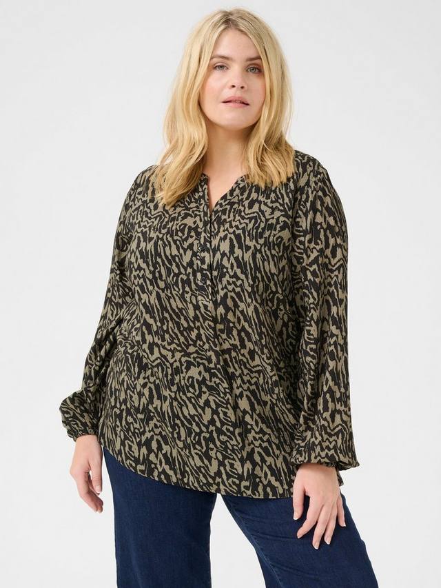 Рубашка с рисунком mahlena KAFFE Curve, черный/разноцветный
Рубашка с рисунком mahlena KAFFE Curve, черный/разноцветный