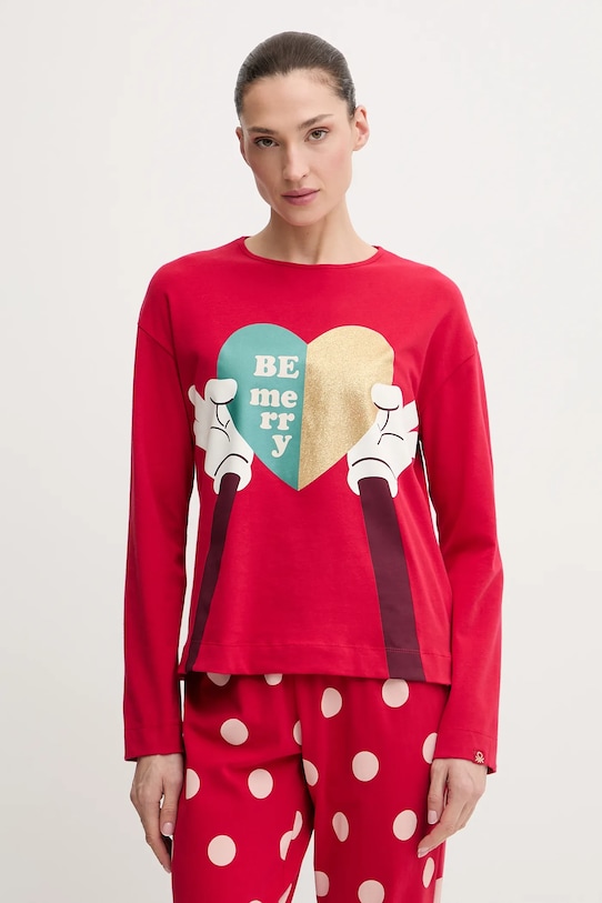 Хлопковая пижама United Colors of Benetton, красный
Хлопковая пижама United Colors of Benetton, красный