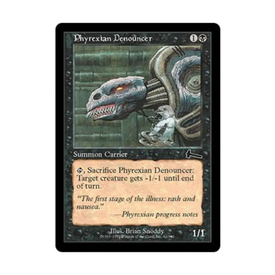 CCG Фирексийский обличитель (клавиша C), MTG - Urza's Legacy
CCG Фирексийский обличитель (клавиша C), MTG - Urza's Legacy