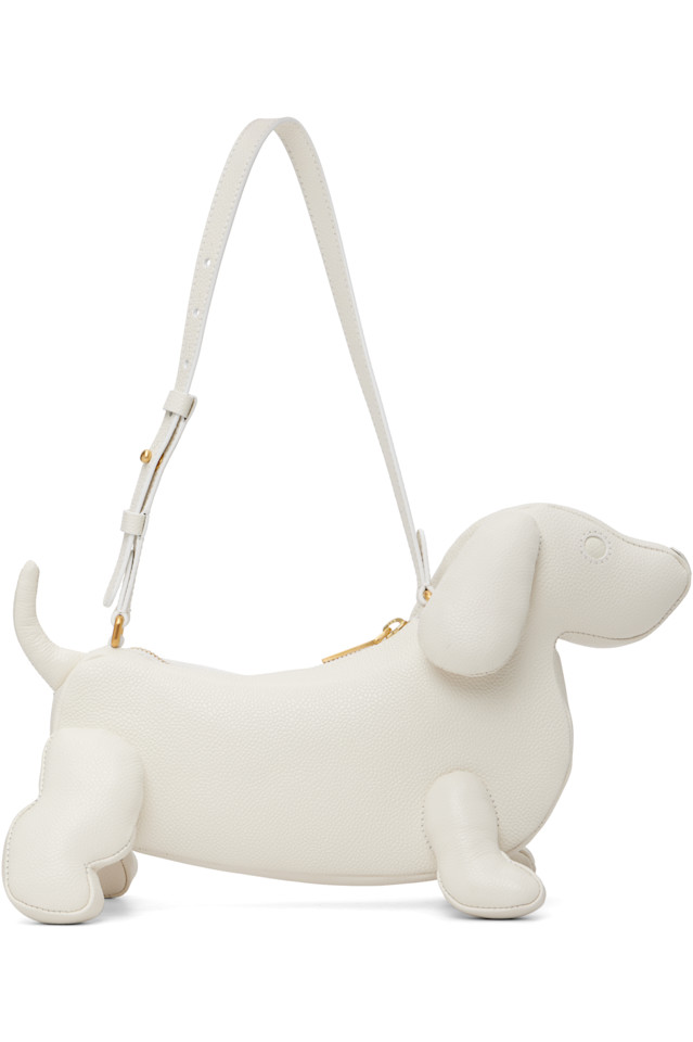 Сумка через плечо Pebble grain baby hector Thom Browne, белый
Сумка через плечо Pebble grain baby hector Thom Browne, белый