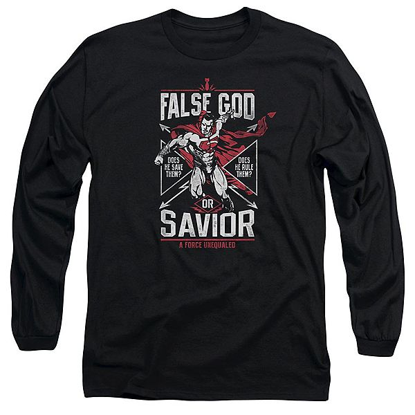 Футболка с длинным рукавом Batman v Superman false god or savior Licensed Character
Футболка с длинным рукавом Batman v Superman false god or savior Licensed Character