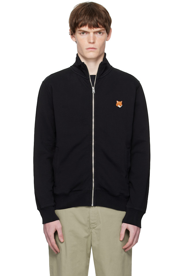 Свитшот с лисьей головой на молнии Maison Kitsuné, черный
Свитшот с лисьей головой на молнии Maison Kitsuné, черный