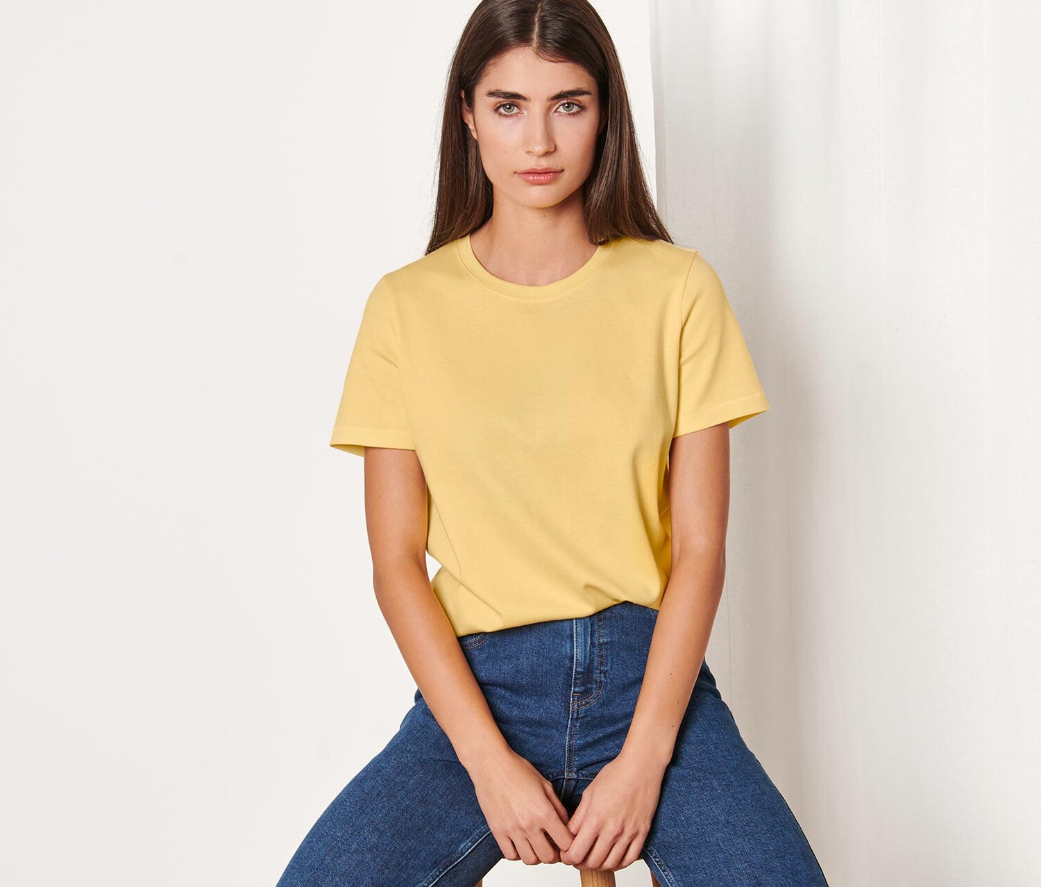 Базовая футболка Tchibo, желтый
Базовая футболка Tchibo, желтый