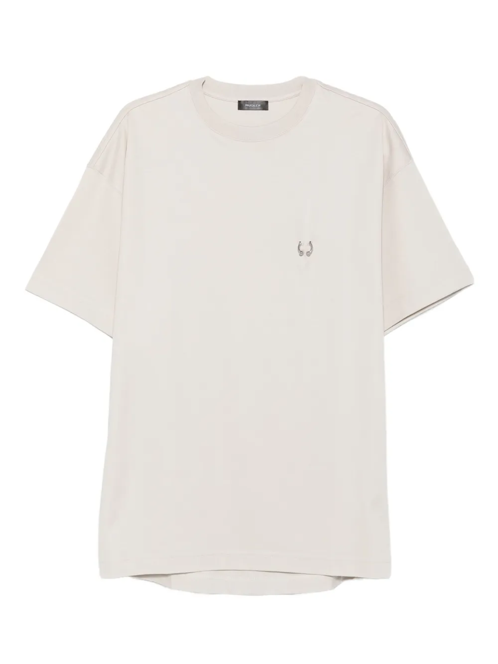 Футболка с вышивкой Mugler, нейтральный
Футболка с вышивкой Mugler, нейтральный