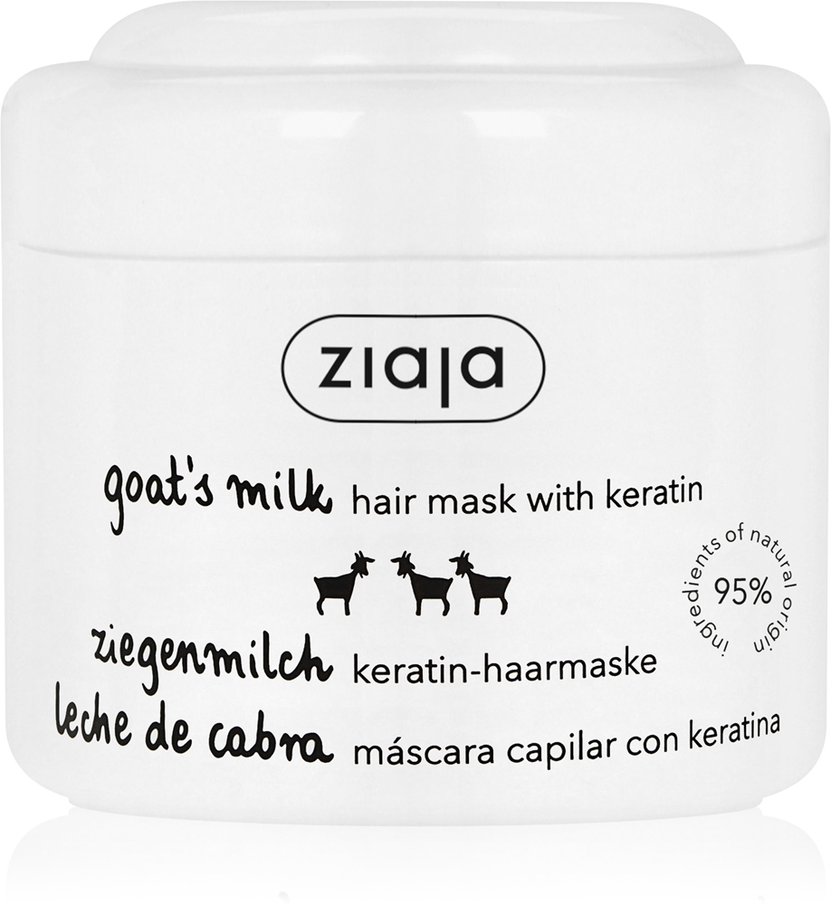 Укрепляющая маска из козьего молока для сухих и поврежденных волос Ziaja, 200 мл
Укрепляющая маска из козьего молока для сухих и поврежденных волос Ziaja, 200 мл