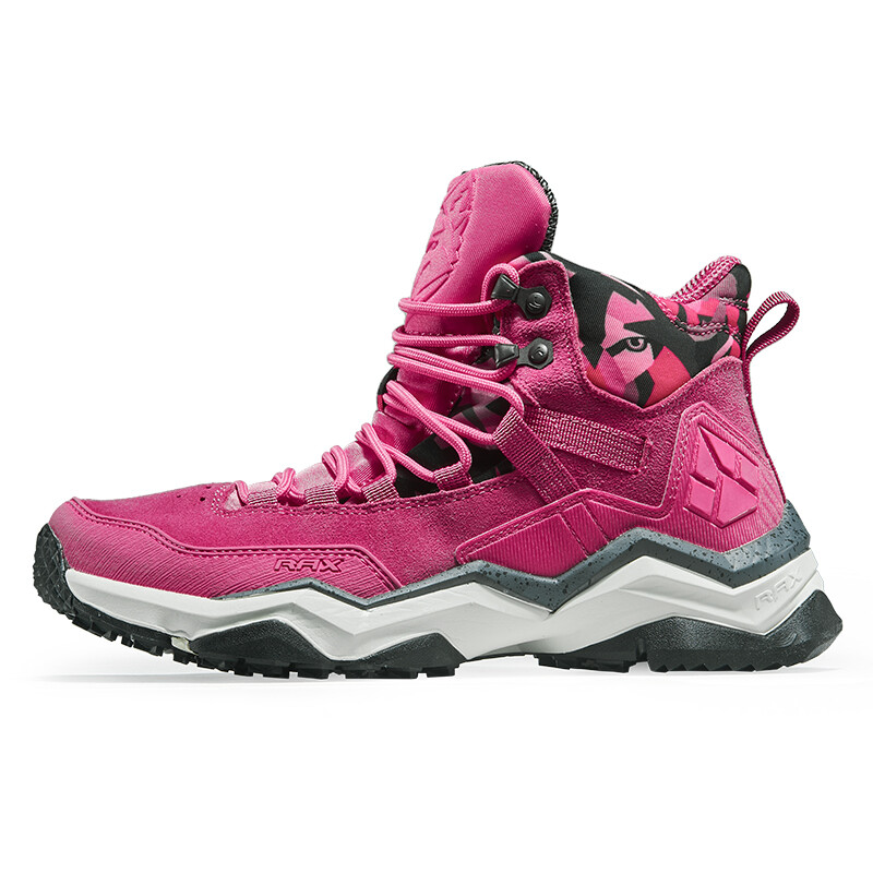Кроссовки для походов и треккинга женские с высоким берцем розово-красный Rax 
Кроссовки для походов и треккинга женские с высоким берцем розово-красный Rax