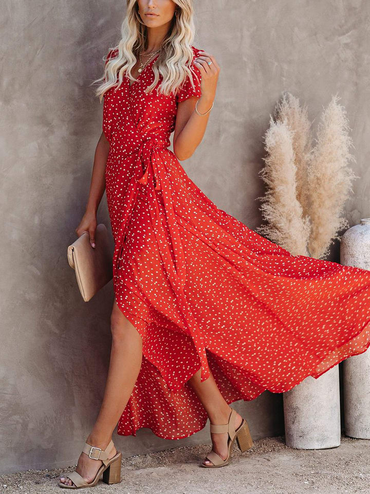 Длинное платье Milan Kiss, красно-белый
Длинное платье Milan Kiss, красно-белый