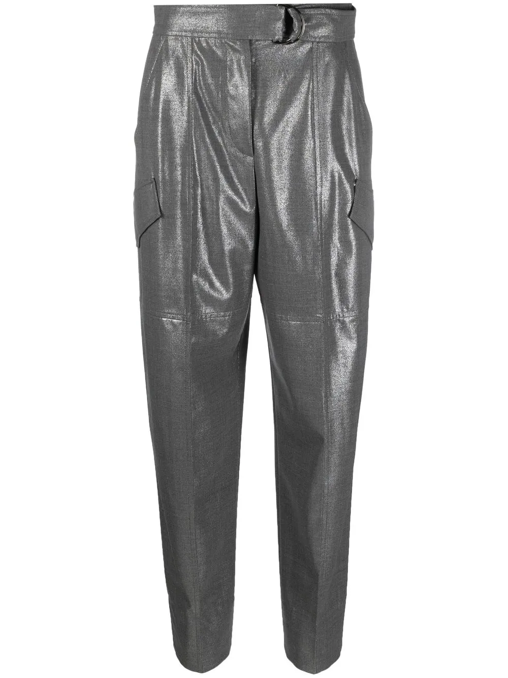 Зауженные брюки с эффектом металлик Brunello Cucinelli, серый
Зауженные брюки с эффектом металлик Brunello Cucinelli, серый