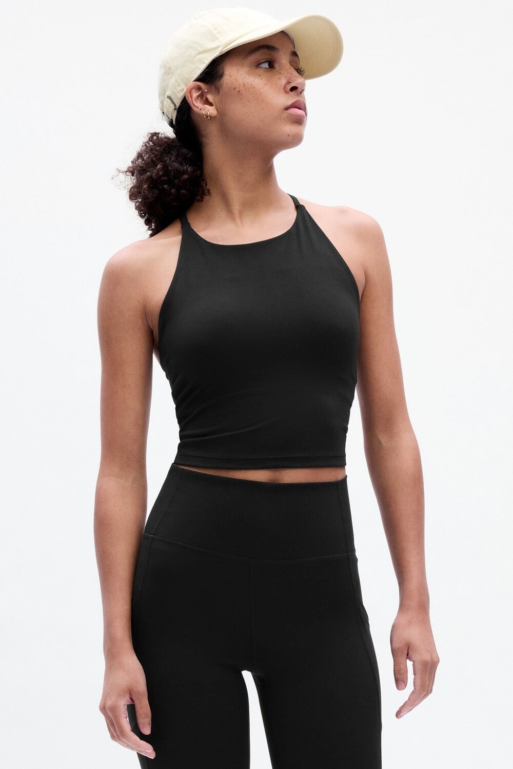 Спортивный бюстгальтер Studio удлиненного кроя Gap, черный
Спортивный бюстгальтер Studio удлиненного кроя Gap, черный