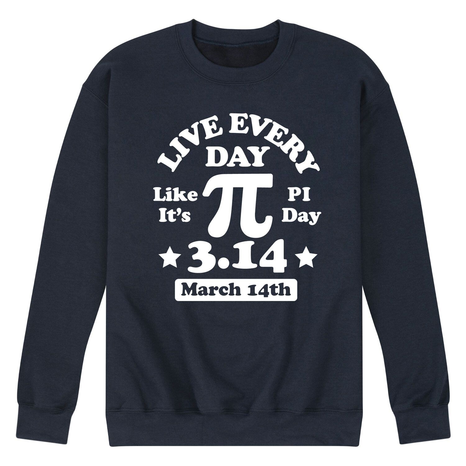 Мужской повседневный свитшот Like Pi Day Licensed Character
Мужской повседневный свитшот Like Pi Day Licensed Character