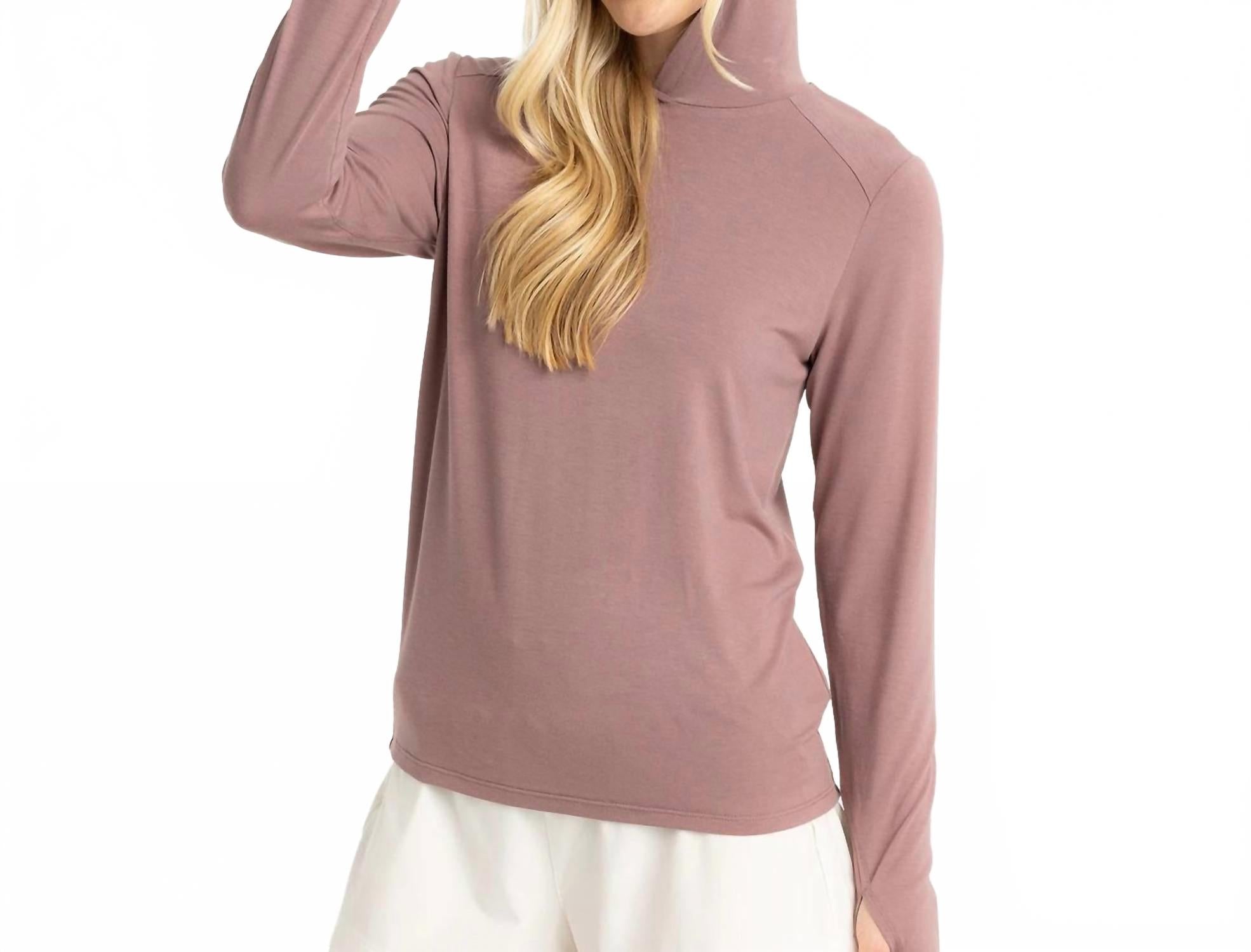 Женская бамбуковая толстовка с капюшоном в инжирном оттенке FREE FLY, Fig
Женская бамбуковая толстовка с капюшоном в инжирном оттенке FREE FLY, Fig