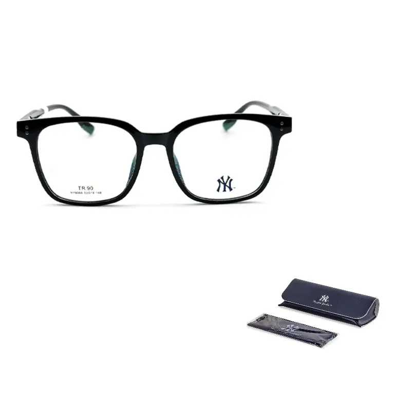 MLB Пластиковая оправа для очков неправильной формы TR/Memory унисекс черная, Black