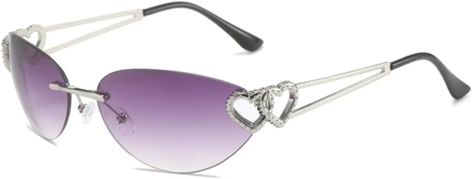 Модные панк-солнцезащитные очки 2027 года для женщин и мужчин, зеркальные очки с эстетичным декором в виде сердца, защита от ультрафиолета UV400 MTZJH, Silver Gray
Модные панк-солнцезащитные очки 2027 года для женщин и мужчин, зеркальные очки с эстетичным декором в виде сердца, защита от ультрафиолета UV400 MTZJH, Silver Gray