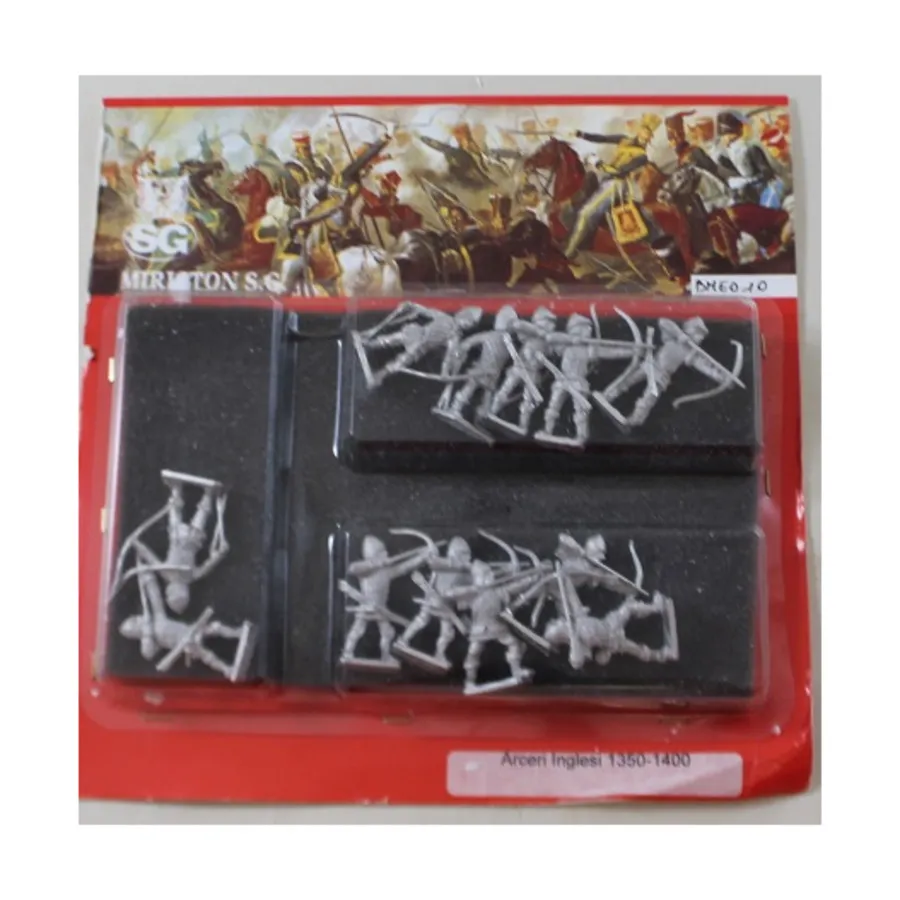 Английские лучники 1350-1400 гг., Historical Miniatures - Medieval (28mm) (Mirliton SG)
Английские лучники 1350-1400 гг., Historical Miniatures - Medieval (28mm) (Mirliton SG)