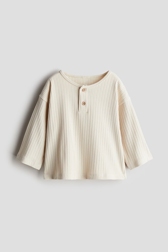 Рубашка на пуговицах в рубчик H&M, бежевый
Рубашка на пуговицах в рубчик H&M, бежевый