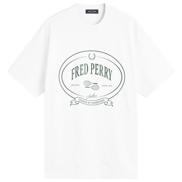 Футболка «Выбран чемпионами» Fred Perry, snow белый
Футболка «Выбран чемпионами» Fred Perry, snow белый